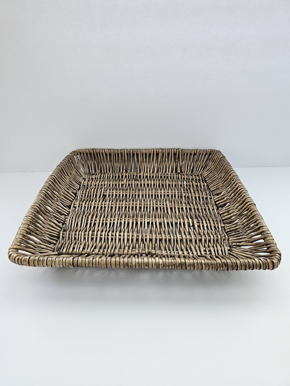 Wicker Bread Baskets Handwoven Storage Basket Bin Fruit Vegetables rustic